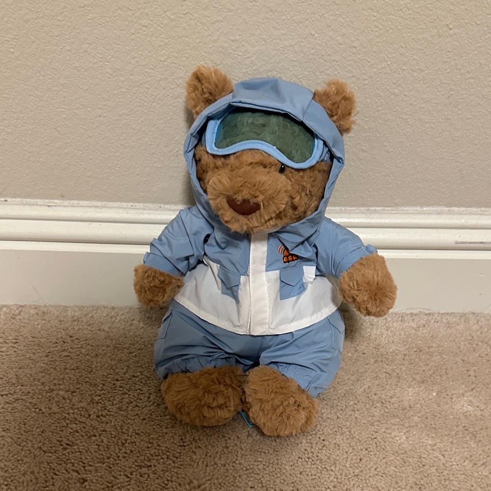Jelly Cat Snowsuit Teddy Bear - Brand New